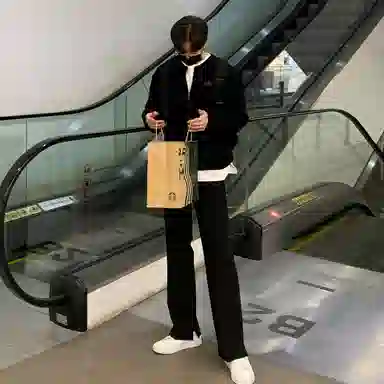 我是大卫 宽松慵懒纯色基础休闲长袖针织衫 男女同款