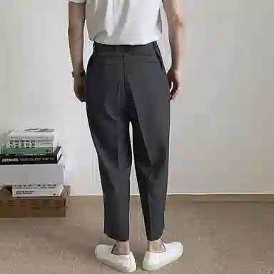 我是大卫 高级感基础款简约直筒宽松西裤阔腿裤休闲裤 男女同款