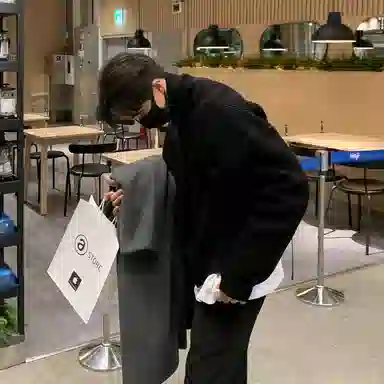 我是大卫 高领休闲慵懒感宽松韩版百搭潮牌纯色针织衫 男女同款