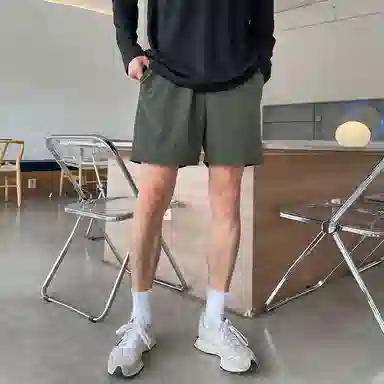 我是大卫 潮牌潮流百搭时尚宽松休闲短裤 男款