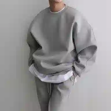 我是大卫 复古宽松圆领韩版潮流百搭休闲套头卫衣 男女同款