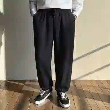 我是大卫 直筒宽松百搭运动时尚休闲裤 男女同款