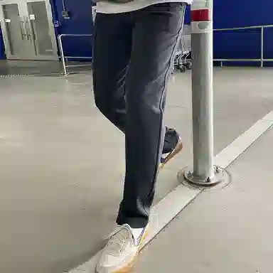 我是大卫 直筒阔腿垂坠感卫裤休闲裤 男女同款