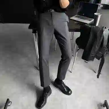 我是大卫 垂感潮流直筒宽松百搭休闲裤 男女同款