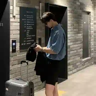 我是大卫 休闲时尚百搭短袖衬衫 男款