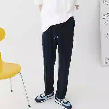 我是大卫 直筒阔腿垂坠感卫裤休闲裤 男女同款