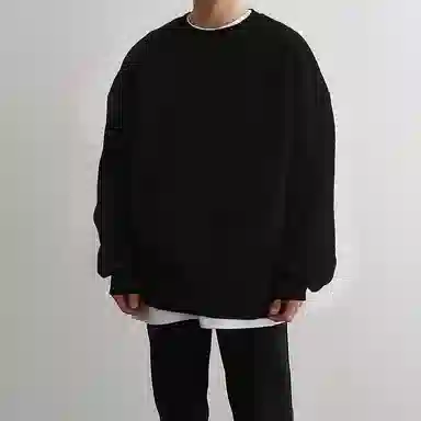 我是大卫 复古宽松圆领韩版潮流百搭休闲套头卫衣 男女同款