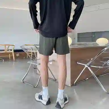 我是大卫 潮牌潮流百搭时尚宽松休闲短裤 男款