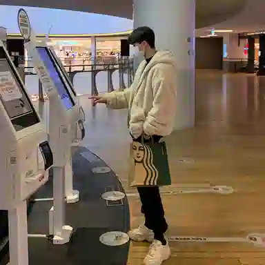 我是大卫 纯色羊羔毛连帽保暖加厚外套夹克 男女同款