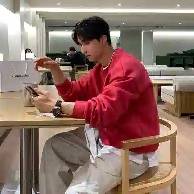 我是大卫 韩系简约风圆领套头休闲慵懒风时尚百搭卫衣 男女同款