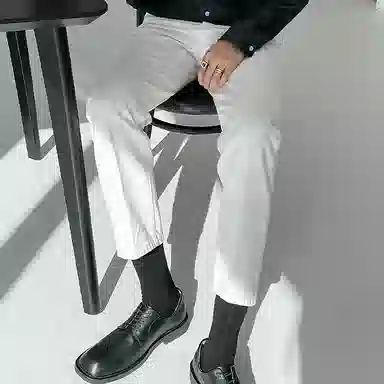 我是大卫 垂感直筒休闲牛仔裤 男女同款