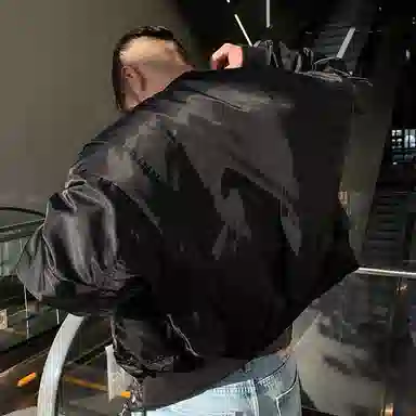 我是大卫 美式飞行员工装棒球服夹克休闲外套棉服 男女同款