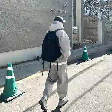 我是大卫 连帽开衫外套休闲卫衣套装 男款