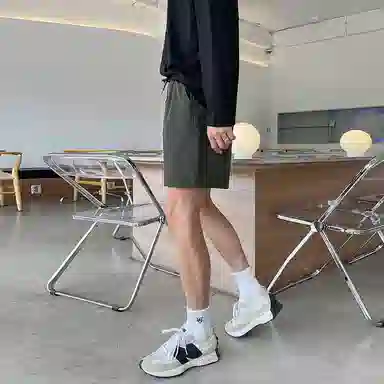 我是大卫 潮牌潮流百搭时尚宽松休闲短裤 男款