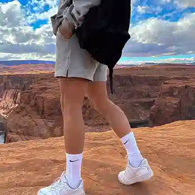 我是大卫 宽松美式户外透气百搭健身休闲短裤 男款 灰色