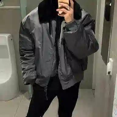 我是大卫 机能风翻领保暖休闲外套夹克 男女同款