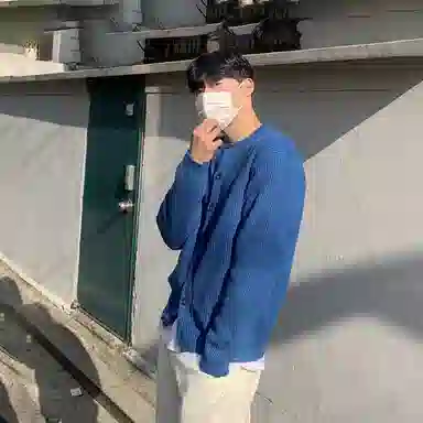 我是大卫 港风复古宽松慵懒感休闲外套开衫针织衫 男女同款