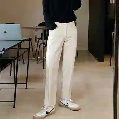 我是大卫 垂感直筒休闲牛仔裤 男女同款