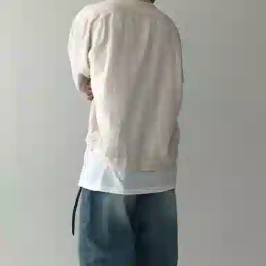 我是大卫 薄款防晒衣衬衣日系复古小众设计感宽松外套长袖衬衫 男女同款