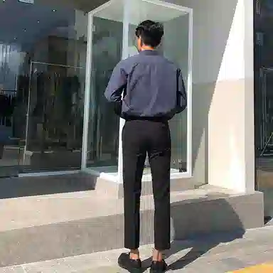 我是大卫 日系透气百搭宽松休闲长袖衬衫 男女同款