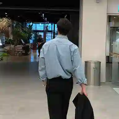 我是大卫 韩系复古简约通勤牛仔长袖衬衫 男女同款