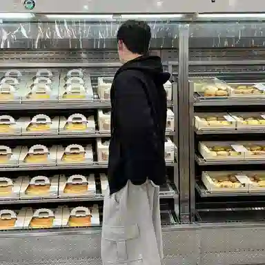 我是大卫 高级感连帽拉链开衫韩系氛围感穿搭卫衣 男女同款