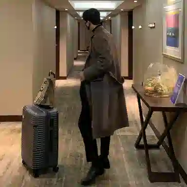 我是大卫 纯色复古中长款过膝保暖加厚毛呢大衣 男女同款