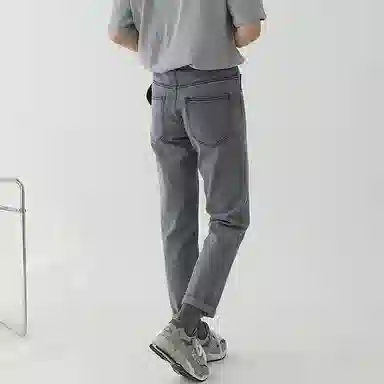 我是大卫 宽松休闲百搭牛仔裤 男女同款