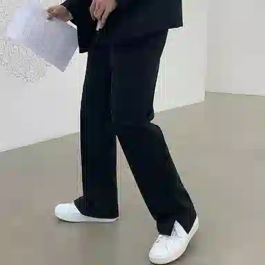 我是大卫 港风直筒垂坠感阔腿裤休闲裤 男女同款