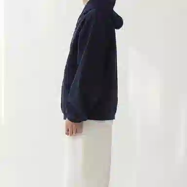 我是大卫 韩版重磅休闲百搭宽松纯色连帽卫衣 男女同款