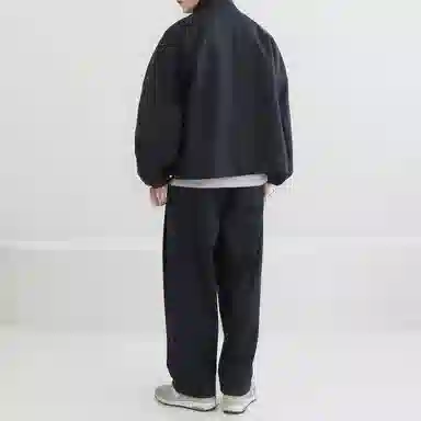 我是大卫 复古基础款简约运动外套休闲直筒裤卫衣套装 男女同款