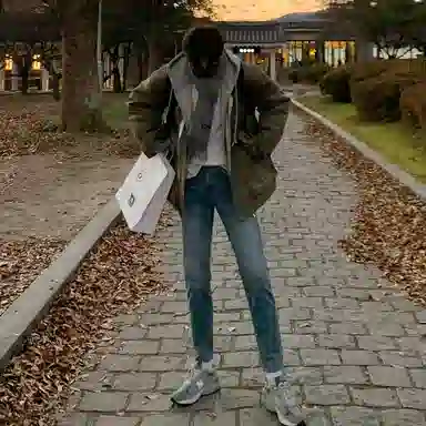 我是大卫 立领工装港风保暖夹克外套棉服 男女同款