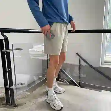 我是大卫 潮牌潮流百搭时尚宽松休闲短裤 男款