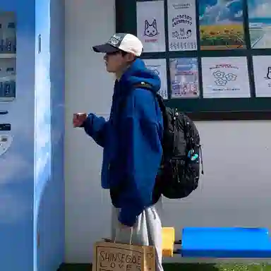 我是大卫 美式百搭纯色复古套头重磅宽松潮牌卫衣 男女同款