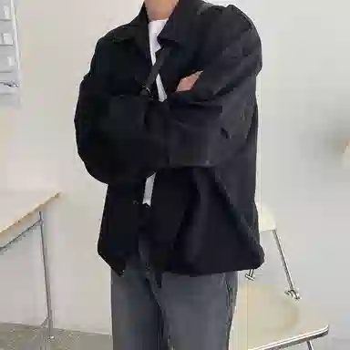 我是大卫 山系户外多口袋单排扣休闲工装通勤夹克外套 男女同款