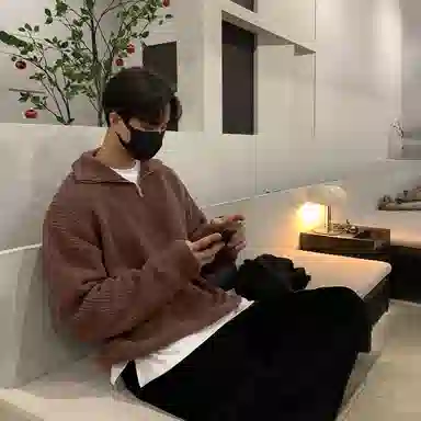 Wo Shi Da Wei Retro Half-Zip Sweater