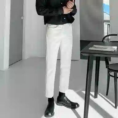 我是大卫 垂感直筒休闲牛仔裤 男女同款