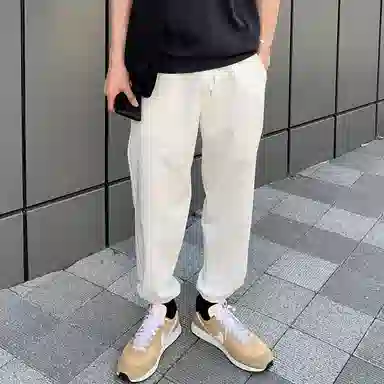 我是大卫 直筒宽松百搭运动时尚休闲裤 男女同款