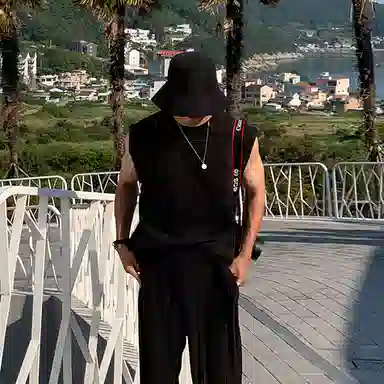 我是大卫 夏季潮牌个性嘻哈休闲宽松运动背心 男款