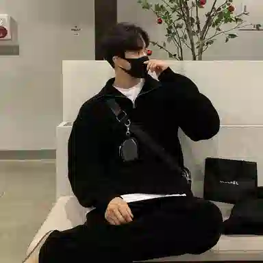 Wo Shi Da Wei Retro Half-Zip Sweater