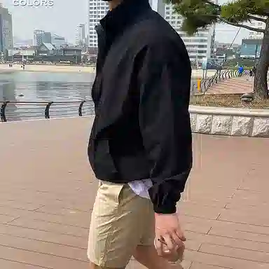 我是大卫 高级感轻熟风立领防晒轻薄休闲户外运动夹克外套 男款