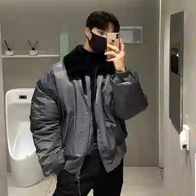 我是大卫 机能风翻领保暖休闲外套夹克 男女同款