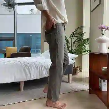 我是大卫 垂感直筒休闲牛仔裤 男女同款