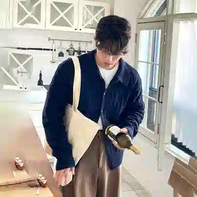 我是大卫 慵懒风麻花纹理感翻领开衫纯色宽松高级感韩系长袖针织衫 男女同款