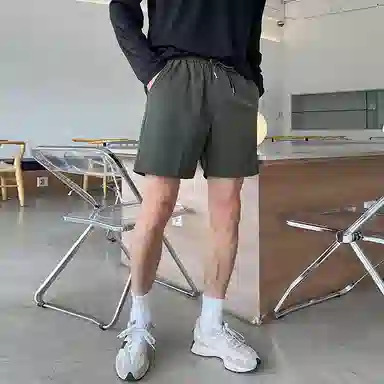 我是大卫 潮牌潮流百搭时尚宽松休闲短裤 男款