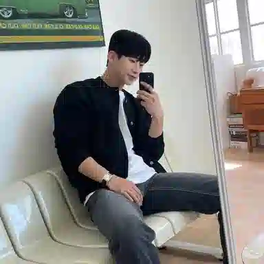 我是大卫 纯色单排扣圆领简约百搭慵懒风韩系针织衫 男女同款