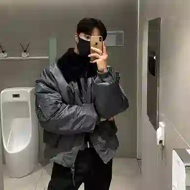 我是大卫 机能风翻领保暖休闲外套夹克 男女同款