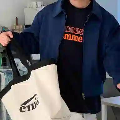 我是大卫 美式复古麂皮绒美拉德短款机车飞行夹克外套 男女同款