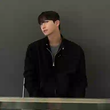 我是大卫 美式复古短款机车服双拉链立领夹克外套 男女同款