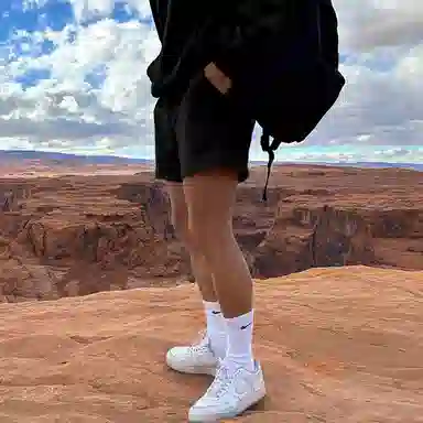 我是大卫 宽松美式户外透气百搭健身休闲短裤 男款 灰色